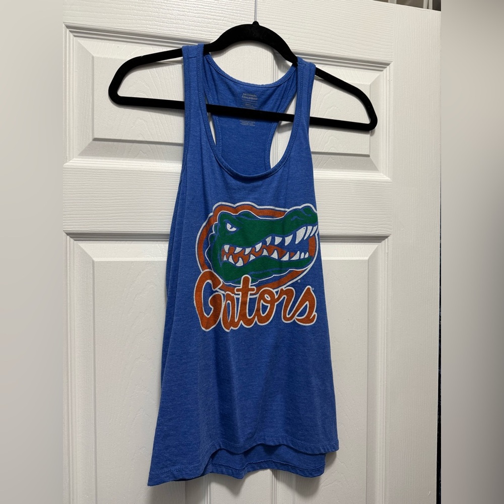 National Collegian Florida Gators Blue Racerback Tank Top Size Small